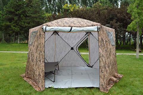 Фото палатка куб "condor" зимняя утепленная 3,6 х 3,2 х 2,2  кмф