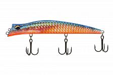 Фото воблер kyoda pocky minnow-130f, длина 130 мм, вес 17,5  гр, цвет p2800 заглубление 0,1 - 0,2 м.