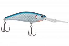 Фото воблер kyoda sharp minnow-75f, длина 7.5 см, вес 12.0 гр, цвет p1576, заглубление 1.5-4 м.