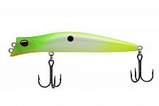 Фото воблер kyoda pocky minnow-100f, длина 100 мм, вес 10,5  гр, цвет p1037 заглубление 0 - 0,2 м.