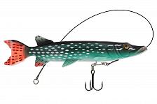 Фото виброхвост оснащенный kyoda live pike, размер 190 мм, вес 60 гр, цвет 056, 1 шт
