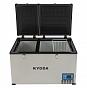 Фото автохолодильник kyoda bcds100, двухкамерный, объем 100 л, вес 32 кг