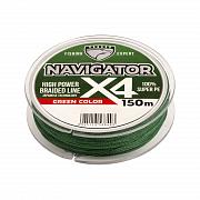 Фото navigator x4 d-0,35 мм, l-150 м, цвет зеленый, разрывная нагрузка 31,00 кг