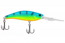 Фото воблер kyoda sharp minnow-75f, длина 7.5 см, вес 12.0 гр, цвет p1582, заглубление 1.5-4 м.