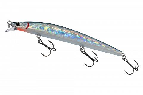 Фото воблер kyoda blade minnow-120f, длина 120 мм, вес 12 гр, цвет p1242 заглубление 0.3 - 0.6 м.