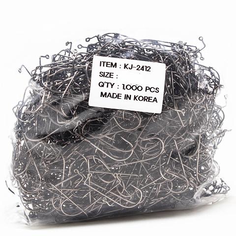 Фото крючок джиговый kumho kj-2412, №1/0 bn (1000 шт./упак.)