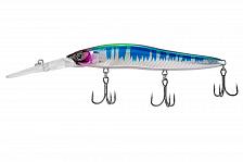 Фото воблер kyoda deep stun minnow-110f, длина 11,0 см, вес 16,0 гр, заглубление до 4,0 м, цвет p2723-1