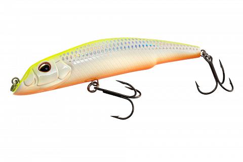 Фото воблер kyoda shark minnow-105f, длина 10,5 см, вес 18.0 гр, цвет p277-1, заглубление 0,5-0,8м.
