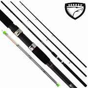 Фото удилище фидерное condor accurate длина 3,90 м, тест 180 гр, carbon, штекер