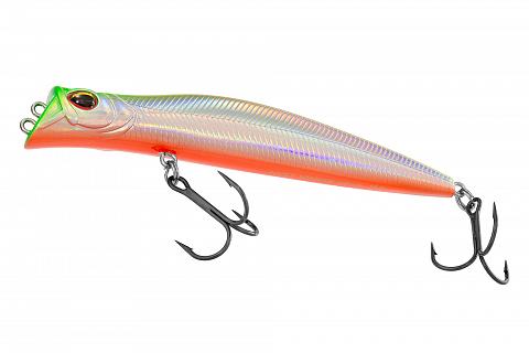 Фото воблер kyoda pocky minnow-100f, длина 100 мм, вес 10,5  гр, цвет p1247 заглубление 0 - 0,2 м.