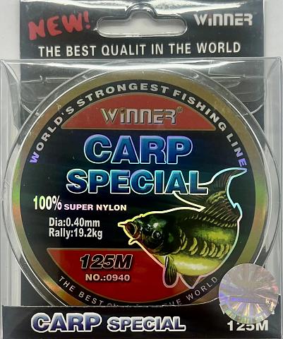 Фото carp special  winner d-0,18 мм, l-125 м, цвет прозрачный (10 шт)