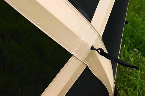 Фото шатер туристический kyoda 6 сторон, р.342*342*226см, плотн190т, 210d, столб воды 3000мм, вес 12,5 кг
