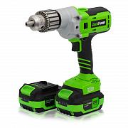 Фото шуруповёрт jack power 20v, 4 ah li-ion 2 аккум., 130нм, professional