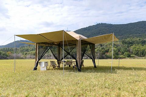 Фото шатер туристический kyoda 4 стороны, р.300*300*260 см